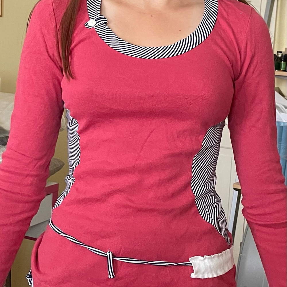 Y2K long sleeve Body shaping blouse.